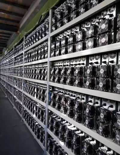 A solar-powered mining farm nestled in the German countryside, showcasing a commitment to renewable energy.