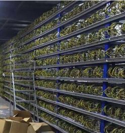 State-of-the-art bitcoin mining rig operating under optimal conditions