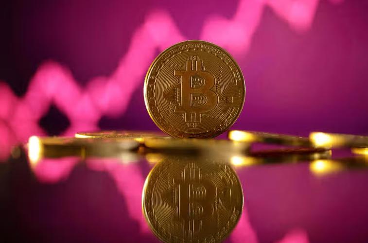 A powerful Bitcoin mining rig in action, symbolizing the cutting-edge hardware driving the cryptocurrency revolution